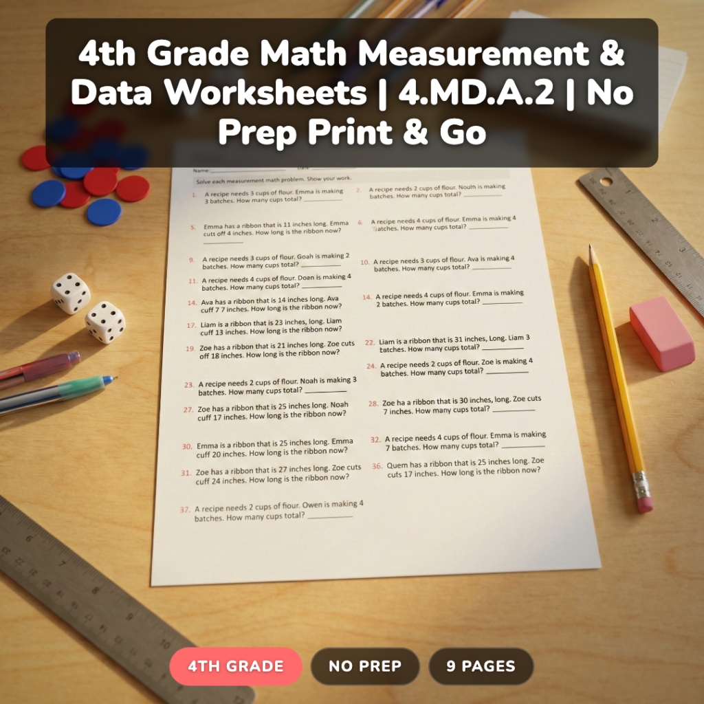 How to Teach 4th Grade Measurement & Data: 5 Strategies That Work