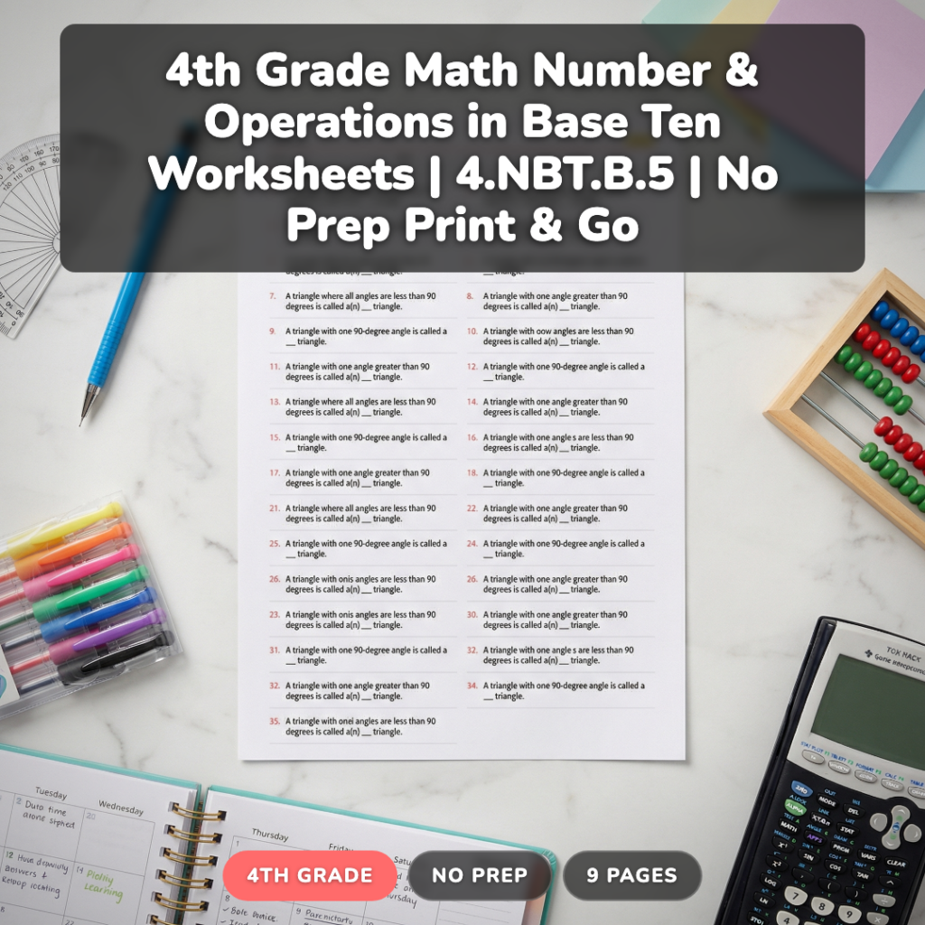 How to Teach Multi-Digit Multiplication in 4th Grade: 5 Strategies That Work (+ Free Worksheets)