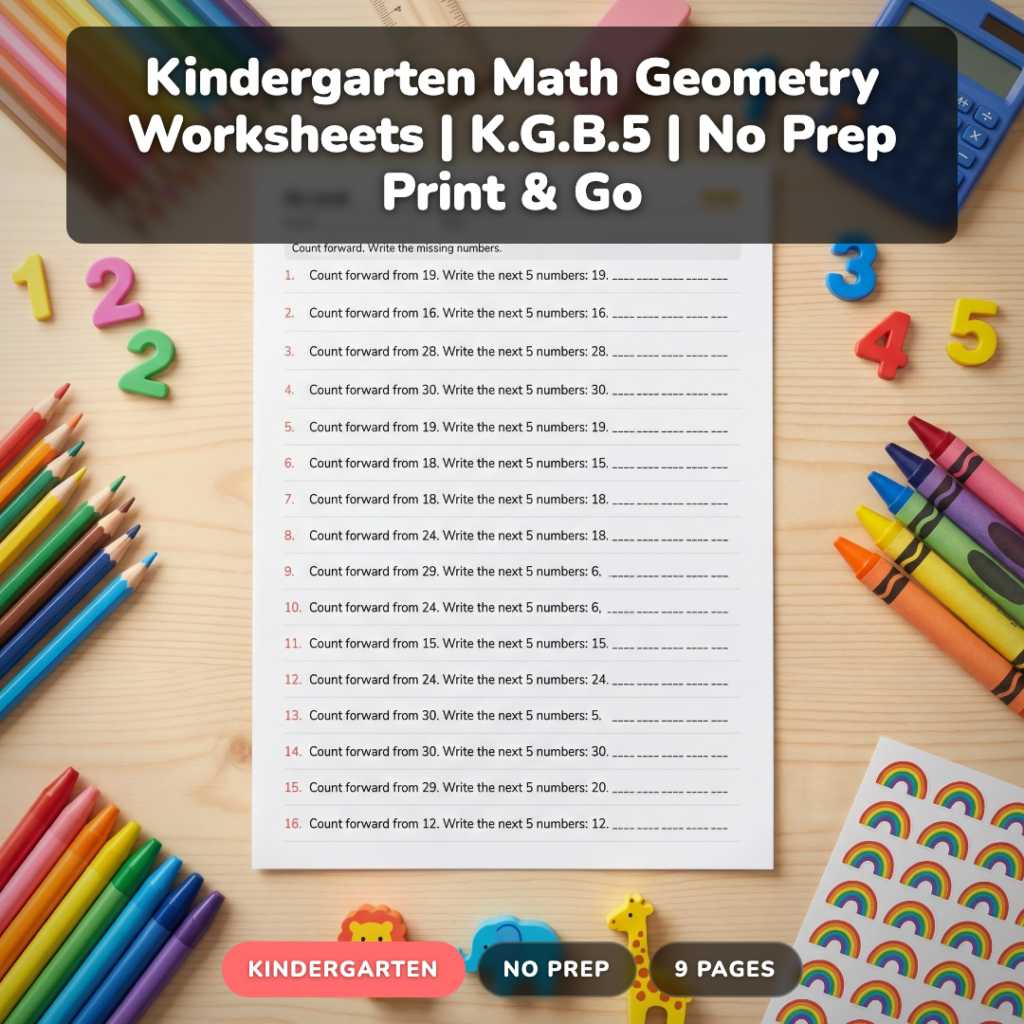 How to Teach Geometry in Kindergarten: 5 Hands-On Strategies