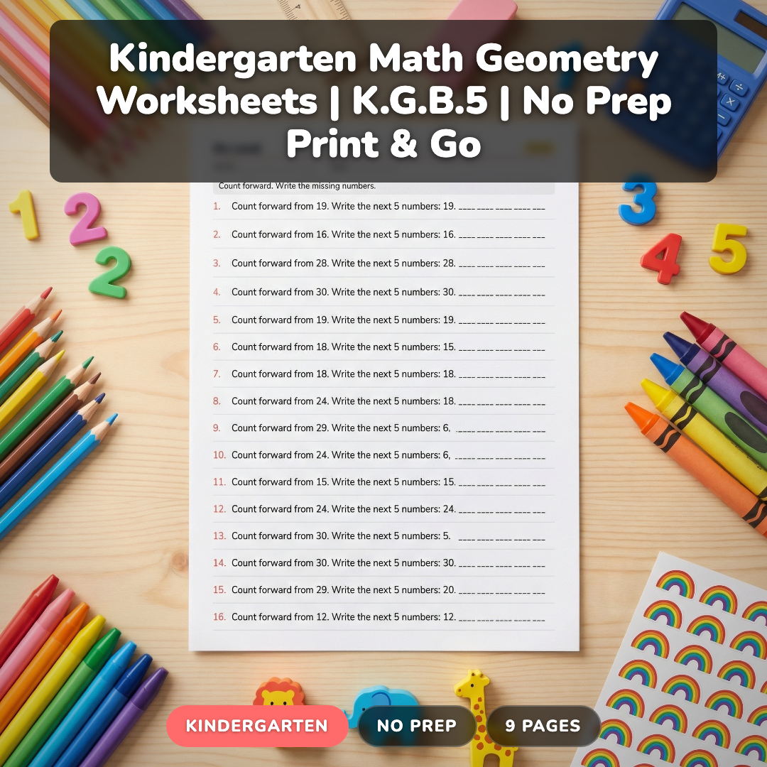 How to Teach Geometry in Kindergarten: 5 Hands-On Strategies