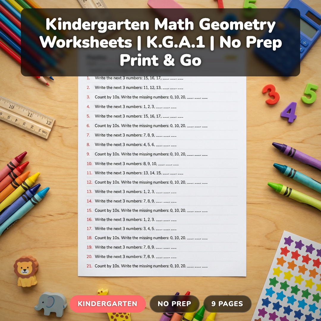 How to Teach Geometry in Kindergarten: 5 Strategies That Work