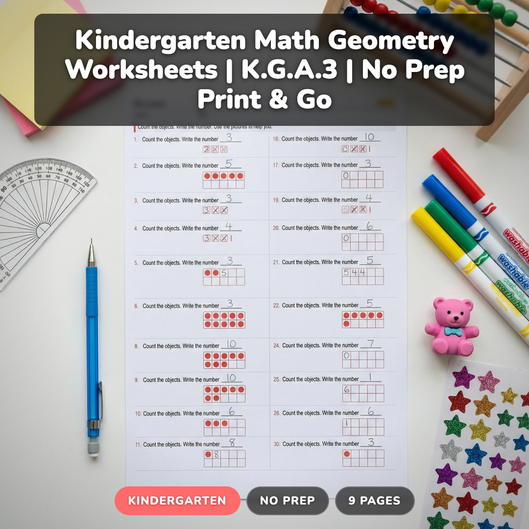 How to Teach 2D vs 3D Shapes in Kindergarten: 5 Strategies That Work