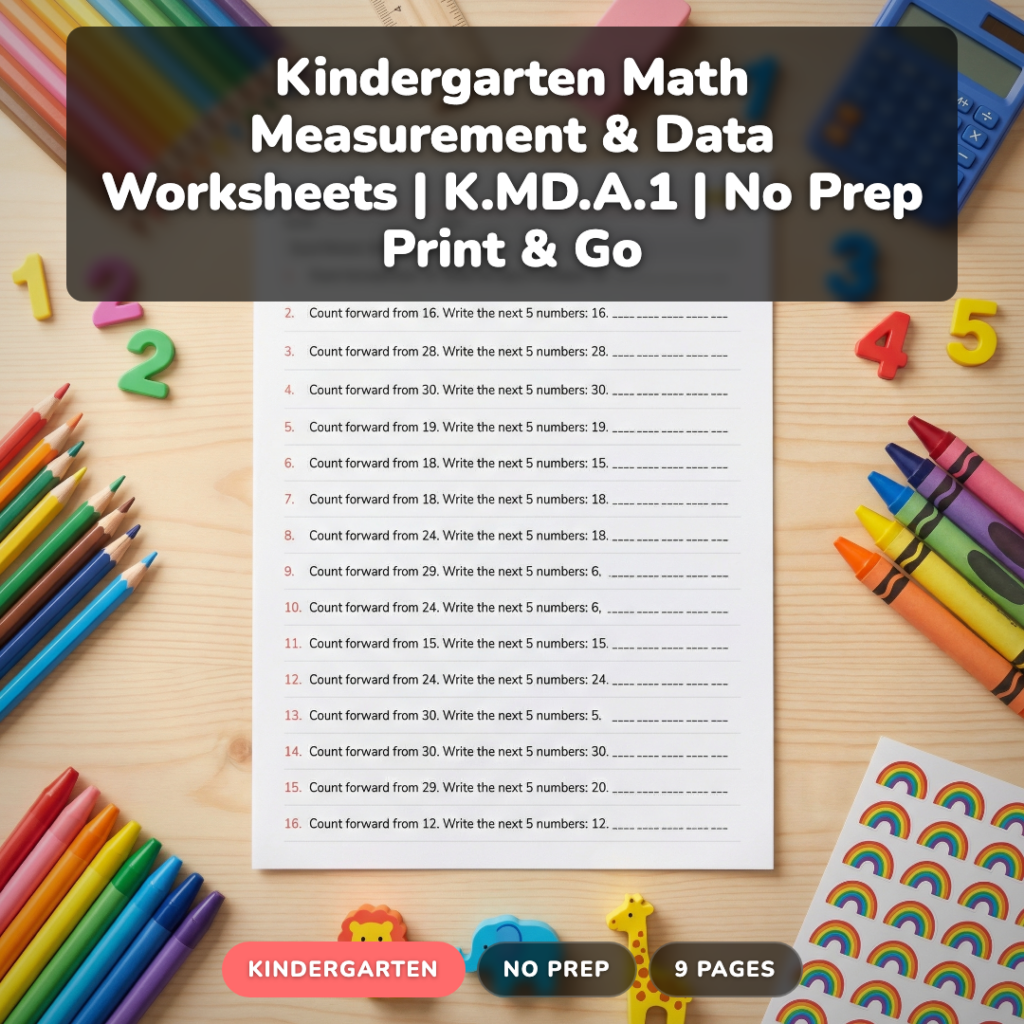 How to Teach Measurement & Data in Kindergarten: 5 Strategies