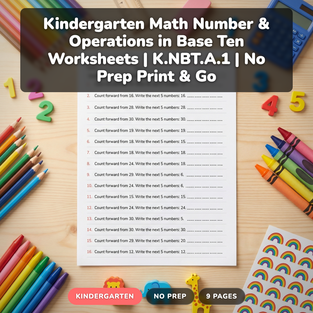 How to Teach Teen Numbers in Kindergarten: 5 Strategies That Work