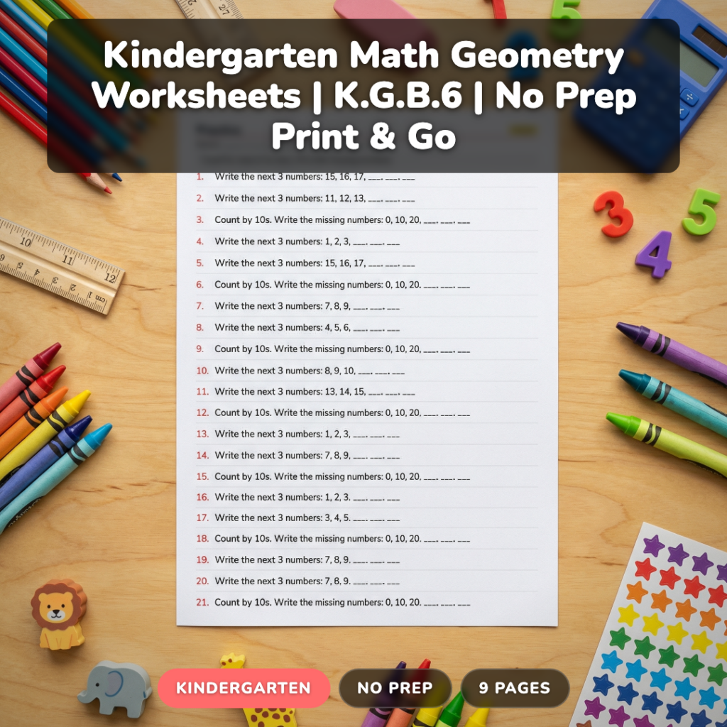 How to Teach Geometry in Kindergarten: 5 Strategies That Work