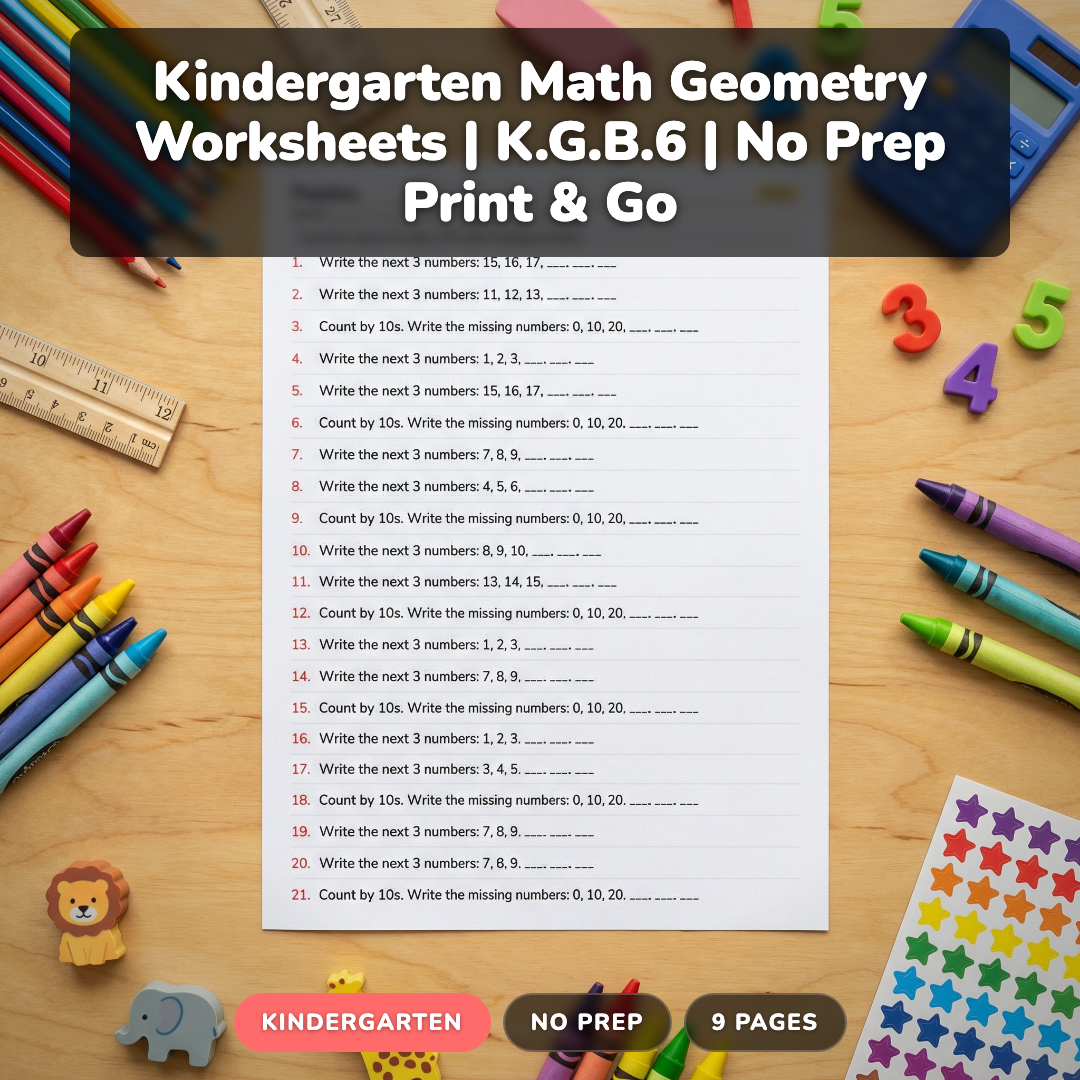 How to Teach Geometry in Kindergarten: 5 Strategies That Work
