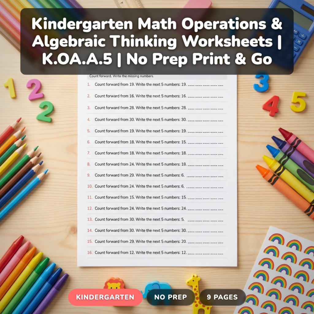 How to Teach Math Operations in Kindergarten: 5 Strategies That Work