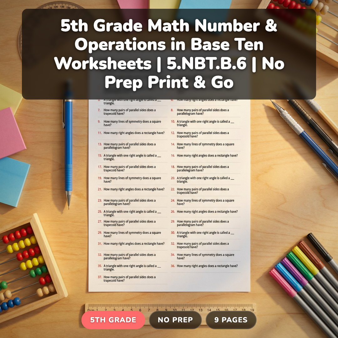 How to Teach 5th Grade Division: 5 Strategies That Work