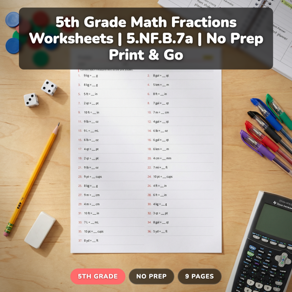 How to Teach Unit Fraction Division in 5th Grade: 5 Strategies That Work