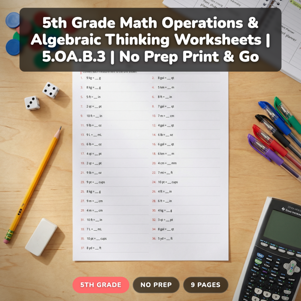 How to Teach 5th Grade Patterns & Graphing: 4 Strategies That Work