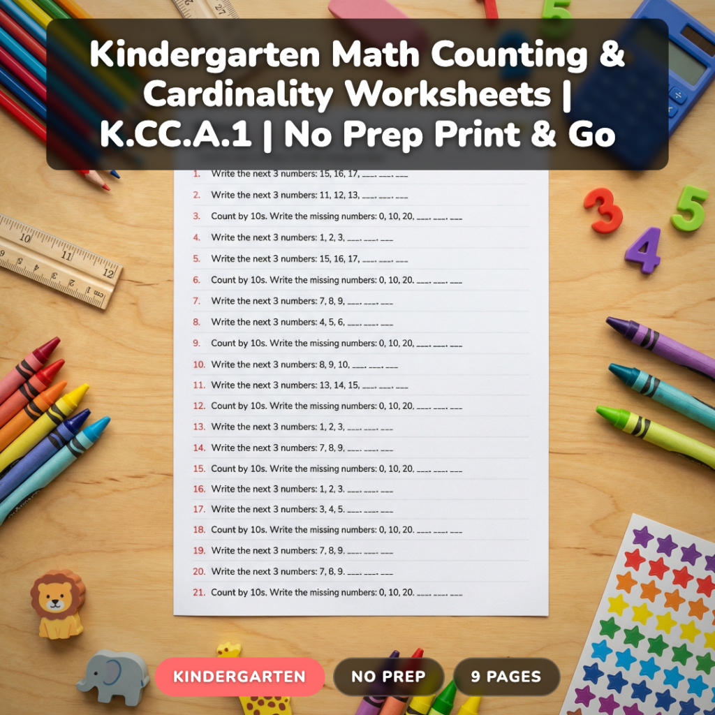 How to Teach Counting to 100 in Kindergarten: 5 Strategies
