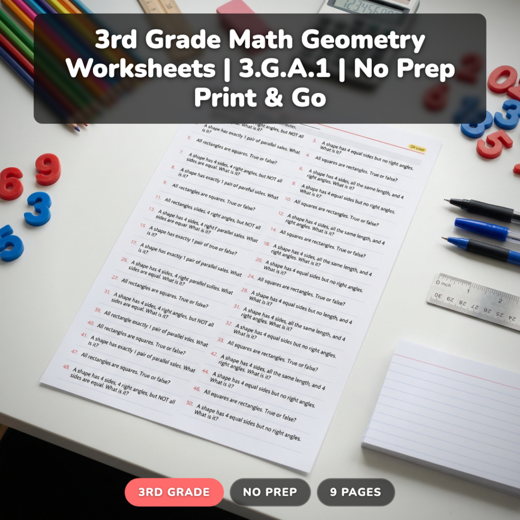 How to Teach 3rd Grade Geometry: 5 Strategies That Work