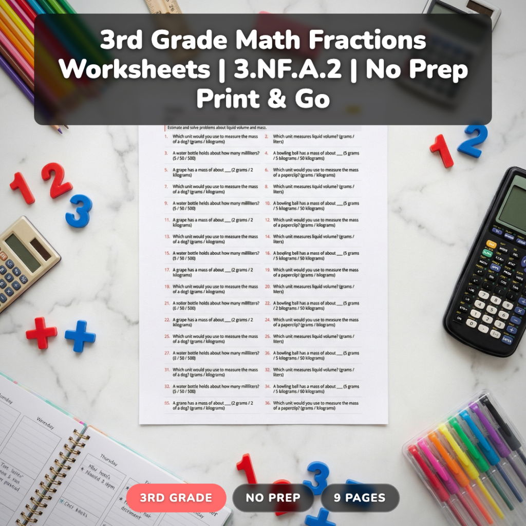 How to Teach Fractions on Number Lines in 3rd Grade: 5 Strategies