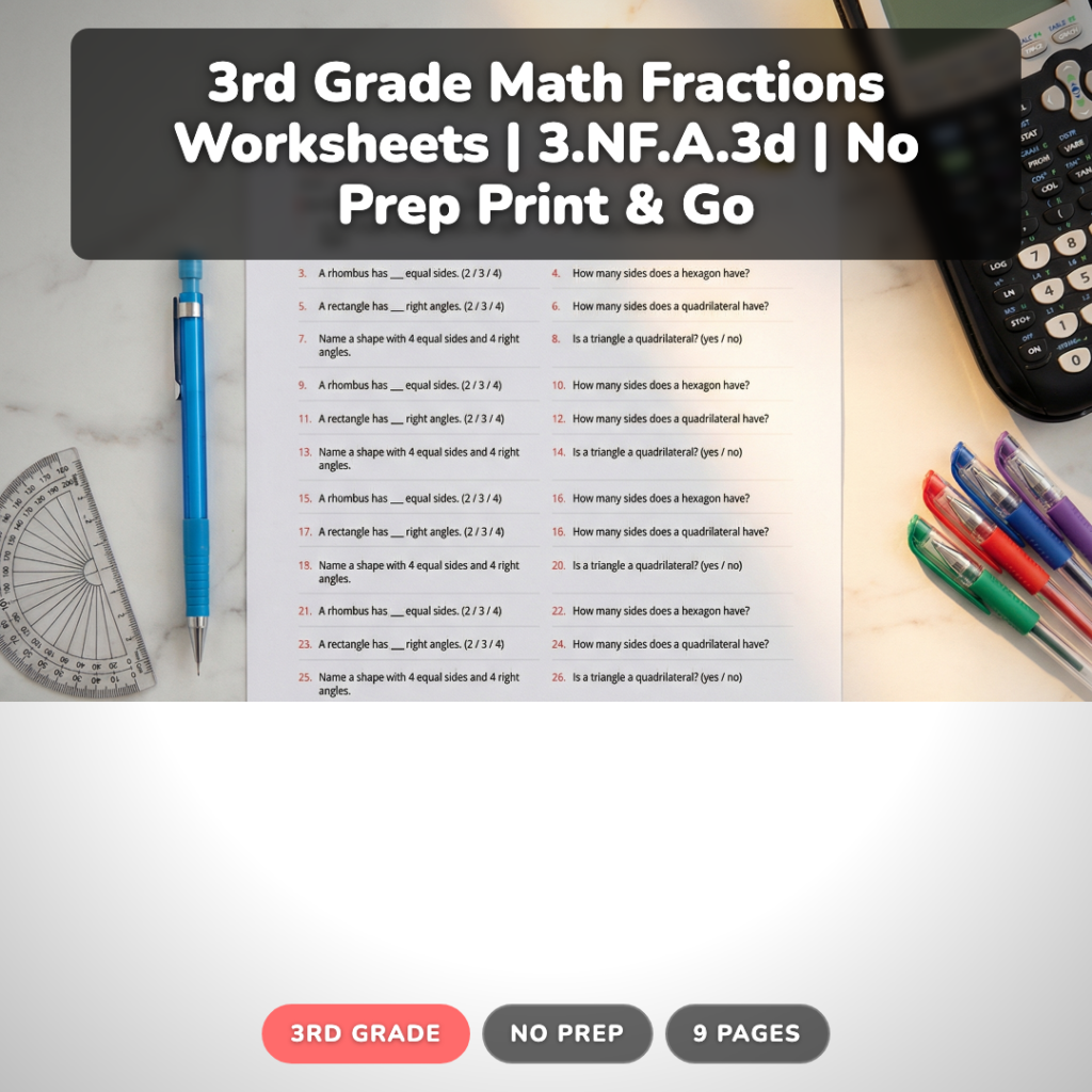How to Teach 3rd Grade Fraction Comparison: 5 Strategies That Work