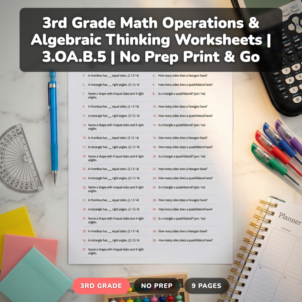 How to Teach Properties of Operations in 3rd Grade: 5 Proven Strategies (+ Free Practice)