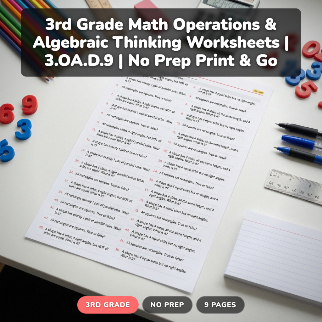 How to Teach Math Patterns in 3rd Grade: 5 Strategies That Work